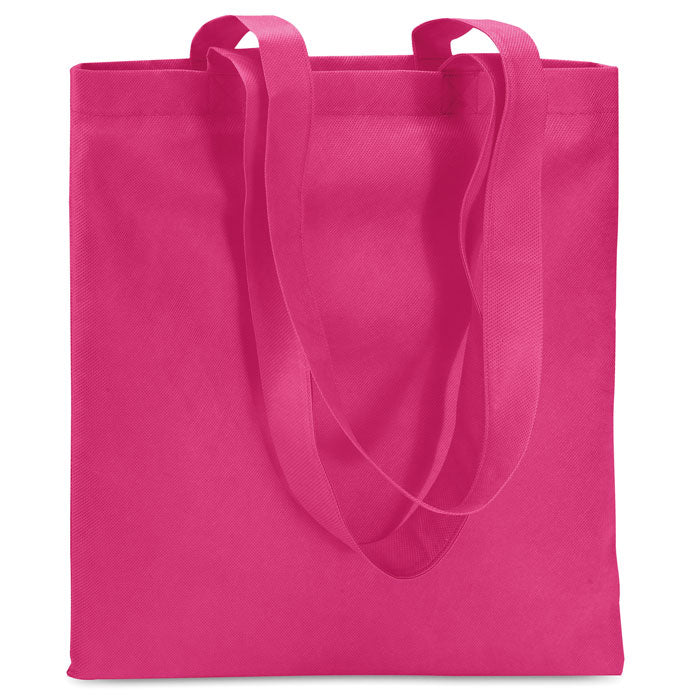 TOTECOLOR Nonwoven Shopping Tote Bag With Long Handles 80gsm