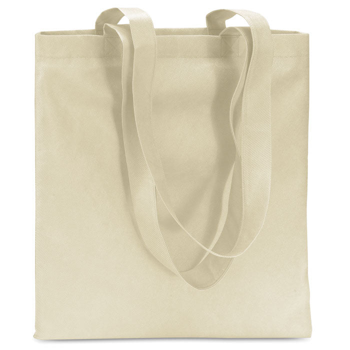 TOTECOLOR Nonwoven Shopping Tote Bag With Long Handles 80gsm