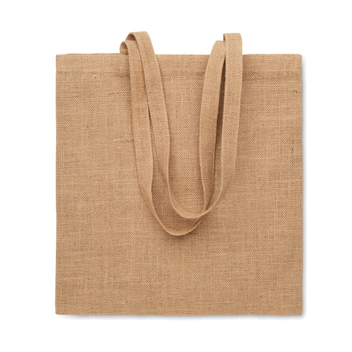 ZOLANG Jute Shopping Bag With Long Handles