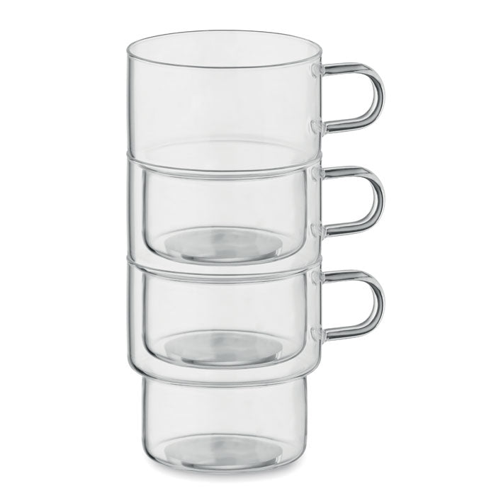 BOROMUG Glass Stackable Mug