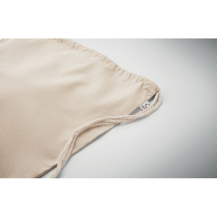 CABETRI Drawstring Bag In Recycled Cotton 140gsm