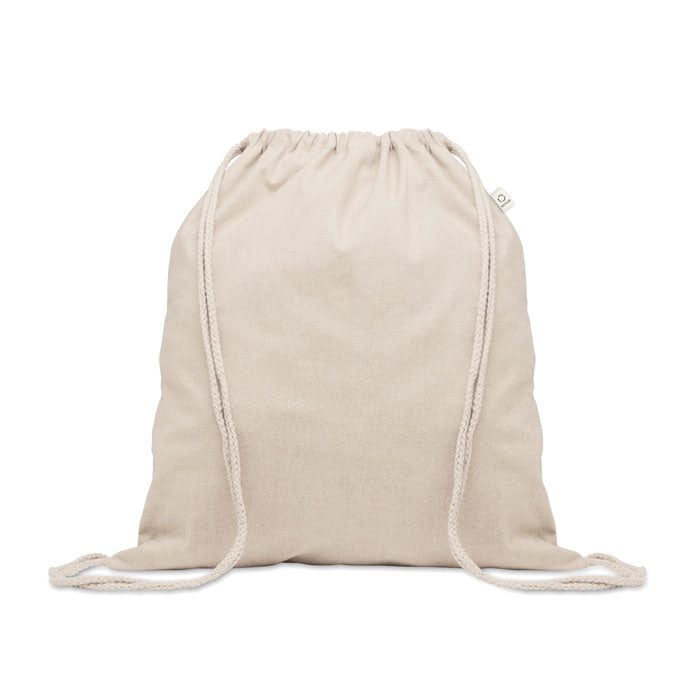 CABETRI Drawstring Bag In Recycled Cotton 140gsm