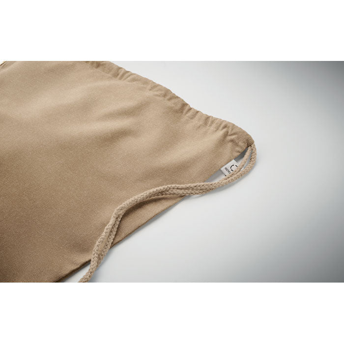 CABETRI COLOUR Drawstring Bag In Recycled Cotton 140gsm