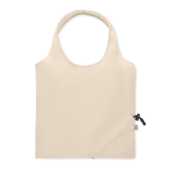 CARRIE Recycled Cotton Foldable Shopping Bag 140gsm