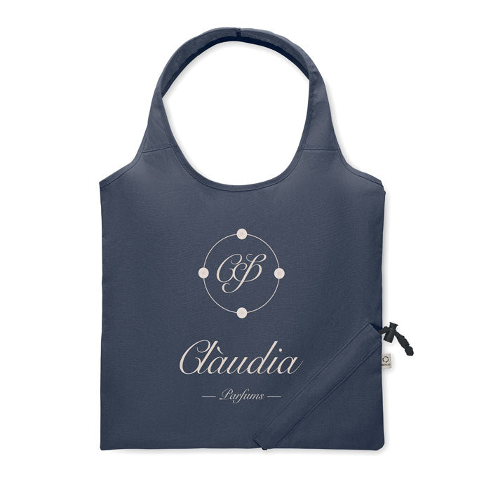 CARRIE COLOUR Recycled Cotton Foldable Shopping Bag 140gsm