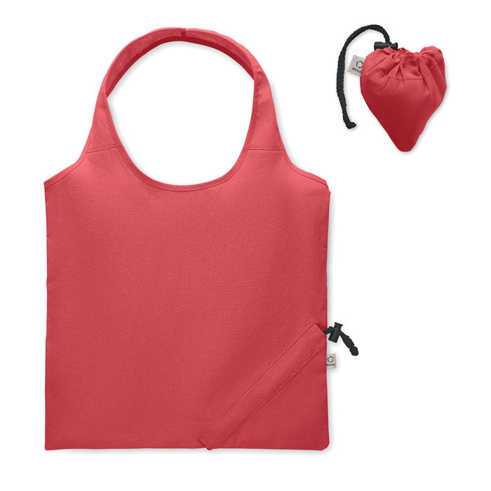 CARRIE COLOUR Recycled Cotton Foldable Shopping Bag 140gsm