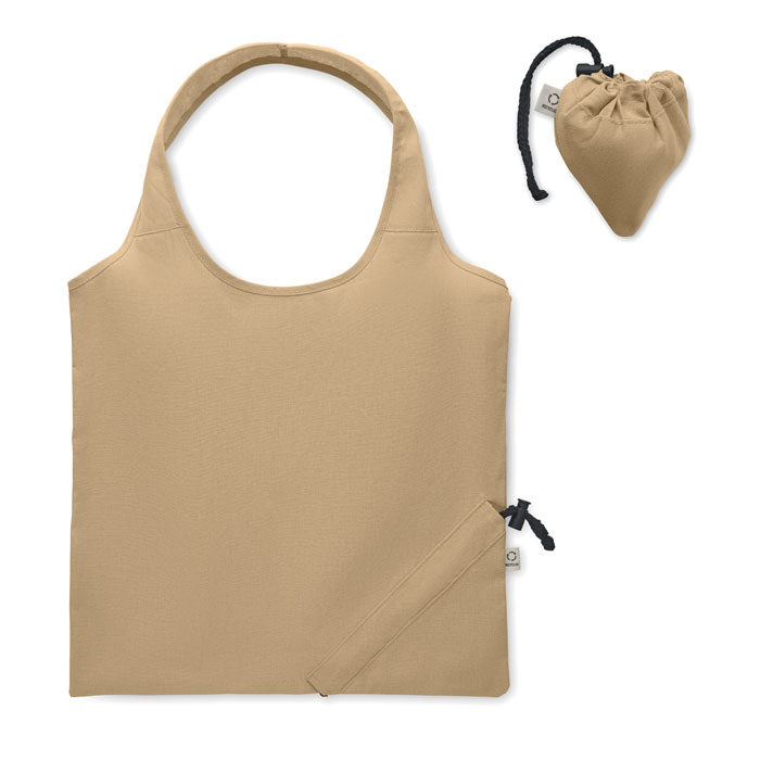CARRIE COLOUR Recycled Cotton Foldable Shopping Bag 140gsm