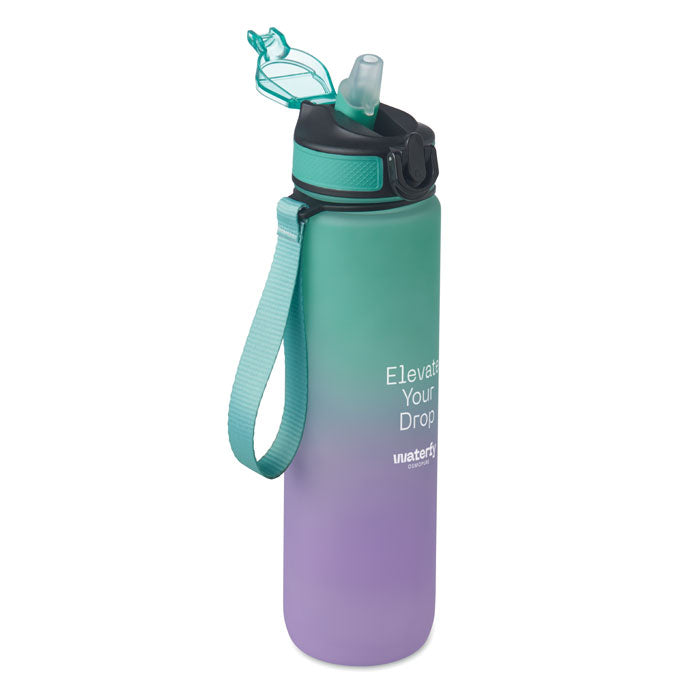 ACTIVATE Sports Water Bottle With Integrated Straw