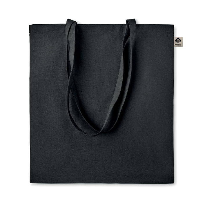 ZIMDE COLOUR Organic Cotton Shopping Tote Bag With Long Handles