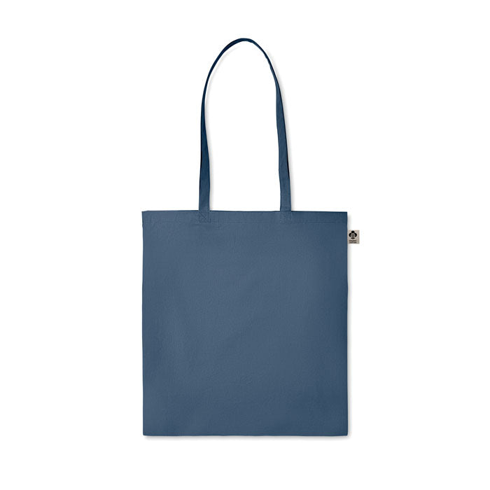 ZIMDE COLOUR Organic Cotton Shopping Tote Bag With Long Handles