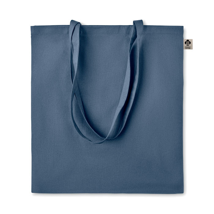 ZIMDE COLOUR Organic Cotton Shopping Tote Bag With Long Handles