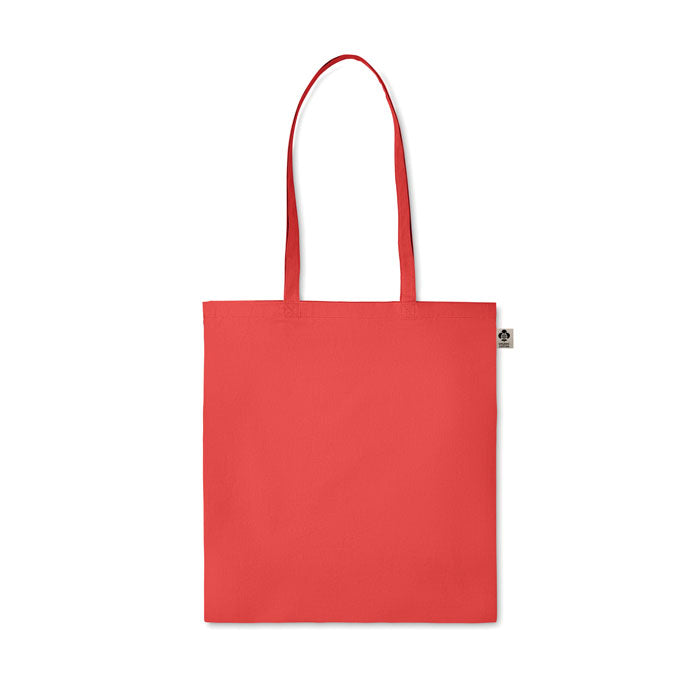 ZIMDE COLOUR Organic Cotton Shopping Tote Bag With Long Handles