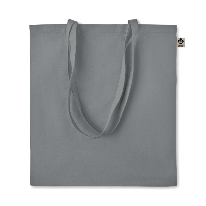 ZIMDE COLOUR Organic Cotton Shopping Tote Bag With Long Handles