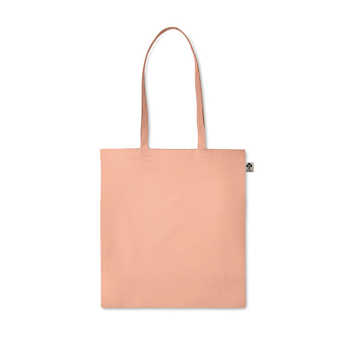 ZIMDE COLOUR Organic Cotton Shopping Tote Bag With Long Handles