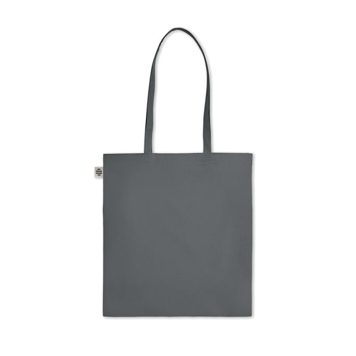 ZIMDE COLOUR Organic Cotton Shopping Tote Bag With Long Handles