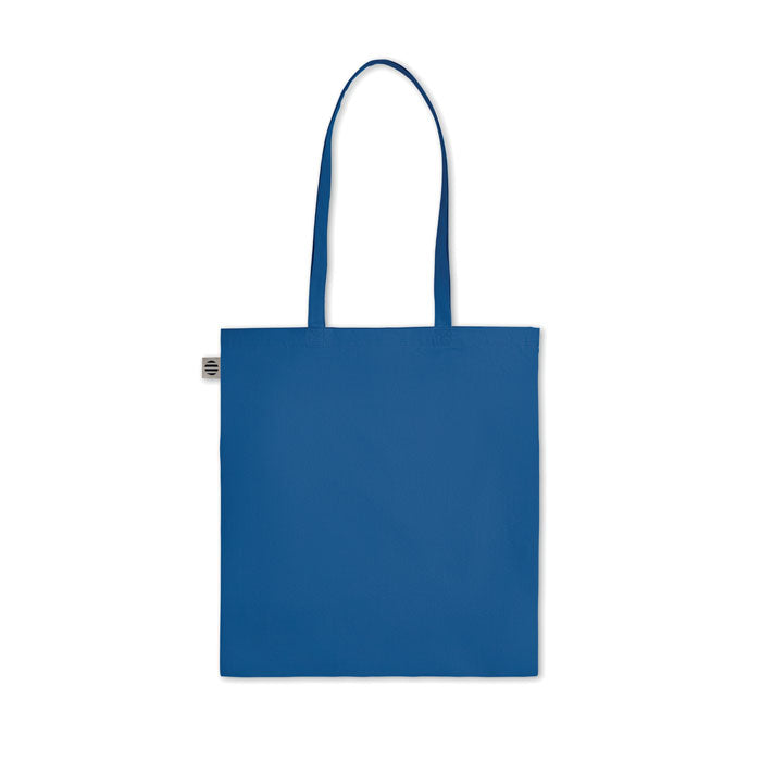 ZIMDE COLOUR Organic Cotton Shopping Tote Bag With Long Handles