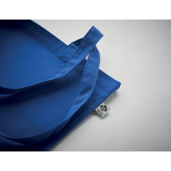 ZIMDE COLOUR Organic Cotton Shopping Tote Bag With Long Handles