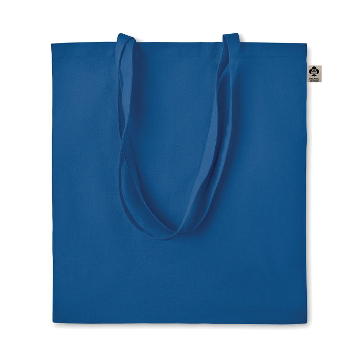 ZIMDE COLOUR Organic Cotton Shopping Tote Bag With Long Handles