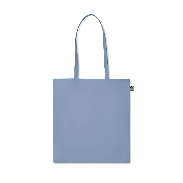 ZIMDE COLOUR Organic Cotton Shopping Tote Bag With Long Handles
