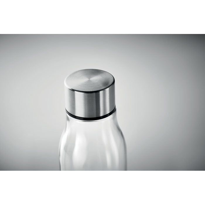VENICE Glass Drinking Bottle With Stainless Steel Lid