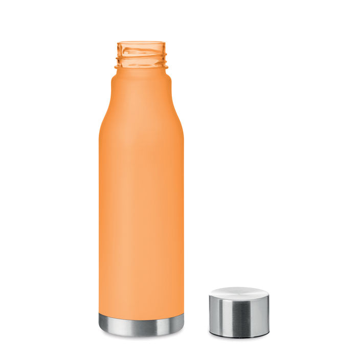 GLACIER RPET Drinking Bottle With Rubberised Finish (frosted transparent)