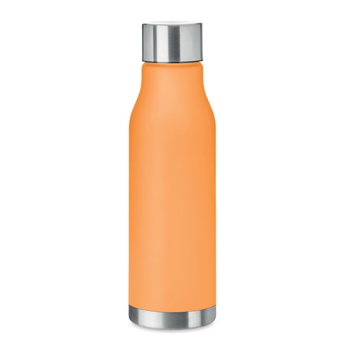 GLACIER RPET Drinking Bottle With Rubberised Finish (frosted transparent)