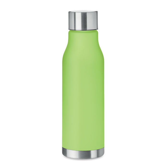 GLACIER RPET Drinking Bottle With Rubberised Finish (frosted transparent)