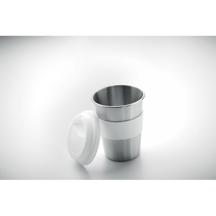 IRMUG Stainless Steel Single Wall Tumbler With Lid And Grip