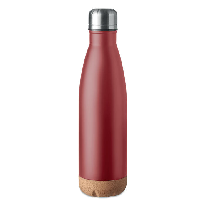 ASPEN CORK Double Wall Stainless Steel Vacuum Bottle With Cork Base