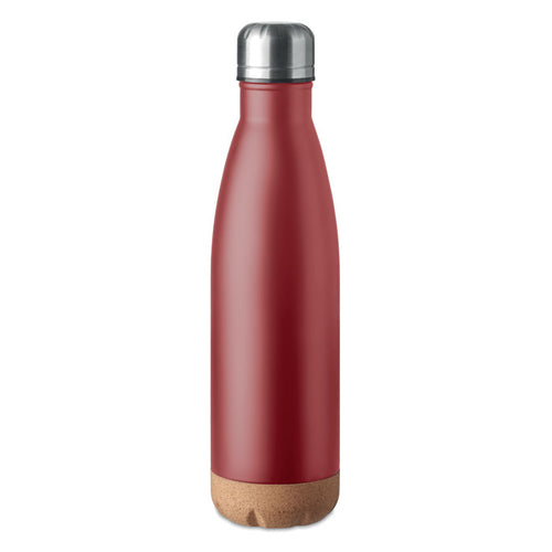 ASPEN CORK Double Wall Stainless Steel Vacuum Bottle With Cork Base