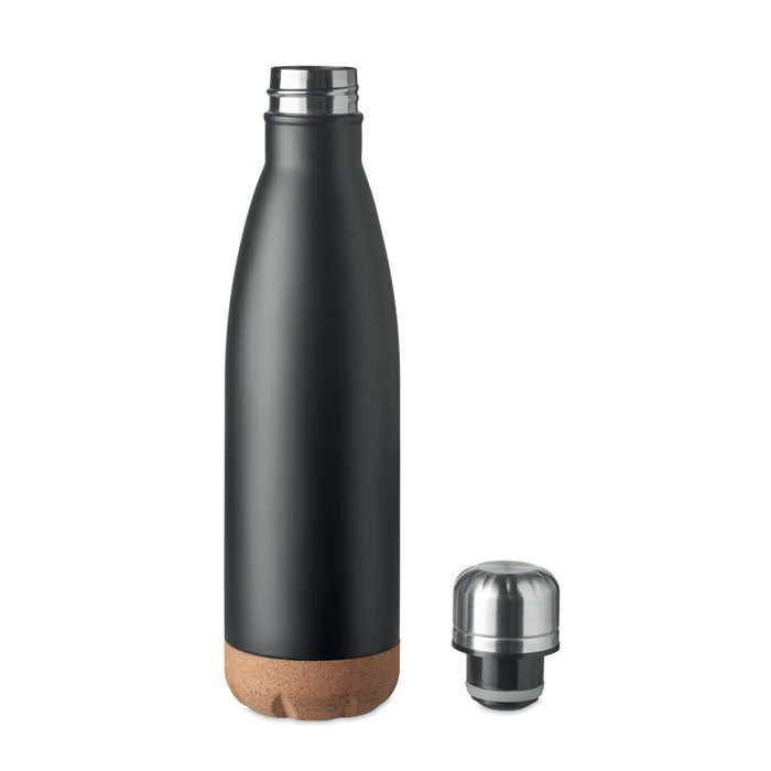 ASPEN CORK Double Wall Stainless Steel Vacuum Bottle With Cork Base