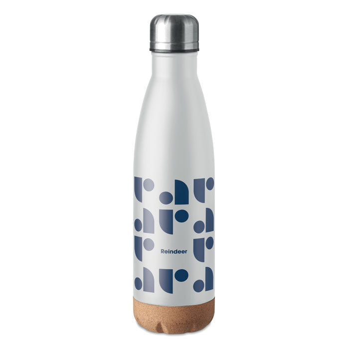 ASPEN CORK Double Wall Stainless Steel Vacuum Bottle With Cork Base