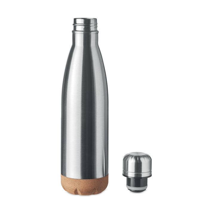 ASPEN CORK Double Wall Stainless Steel Vacuum Bottle With Cork Base