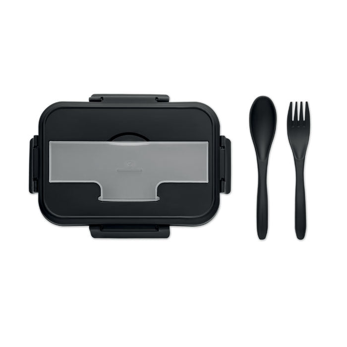 MAKAN Two-tier Lunch Box With Matching Cutlery & Handle