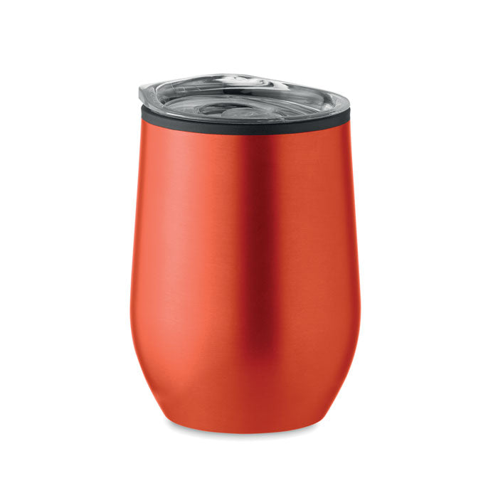 CHIN CHAN Double Wall Stainless Steel Cup With Lid