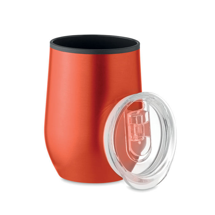 CHIN CHAN Double Wall Stainless Steel Cup With Lid