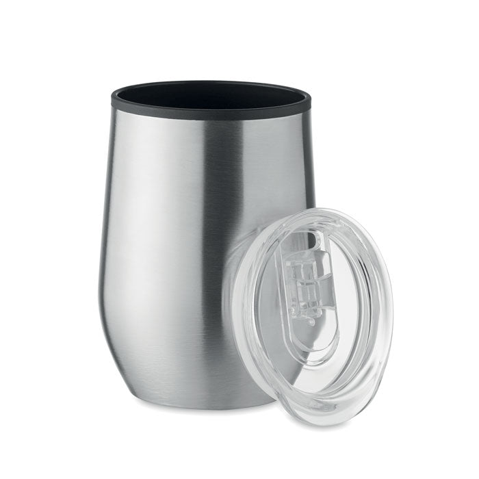 CHIN CHAN Double Wall Stainless Steel Cup With Lid
