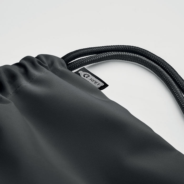 NIGHT Large Drawstring Bag With Side Zippered Outer Pocket