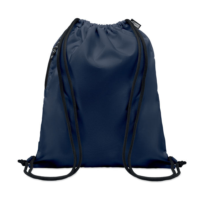 NIGHT Large Drawstring Bag With Side Zippered Outer Pocket