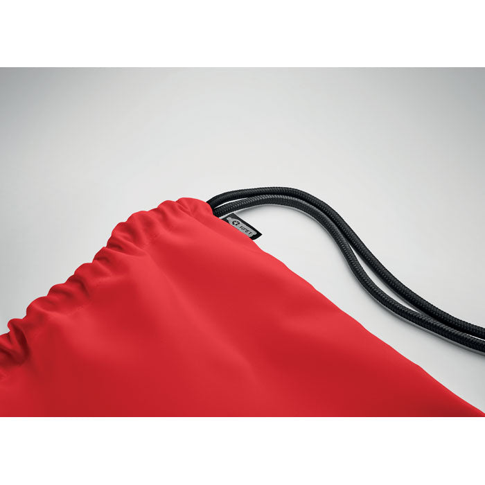 NIGHT Large Drawstring Bag With Side Zippered Outer Pocket