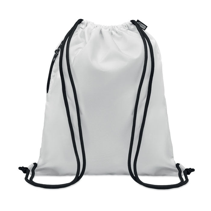 NIGHT Large Drawstring Bag With Side Zippered Outer Pocket