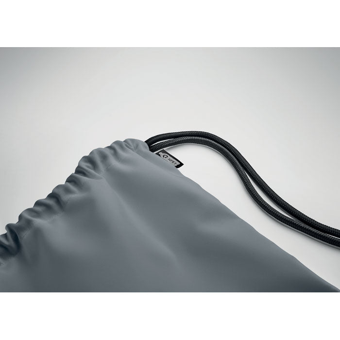 NIGHT Large Drawstring Bag With Side Zippered Outer Pocket