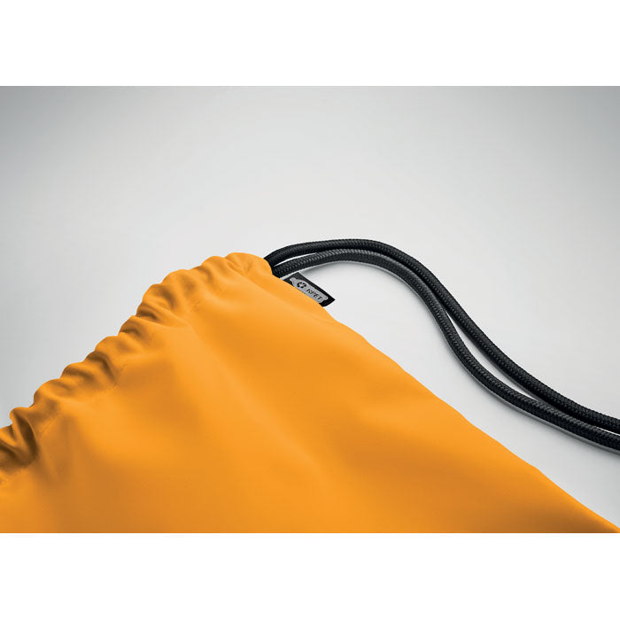 NIGHT Large Drawstring Bag With Side Zippered Outer Pocket