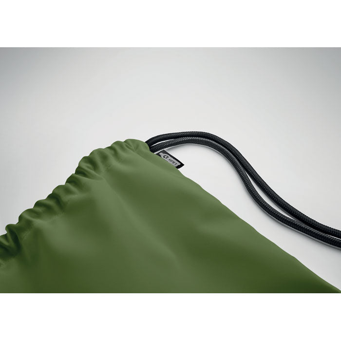 NIGHT Large Drawstring Bag With Side Zippered Outer Pocket