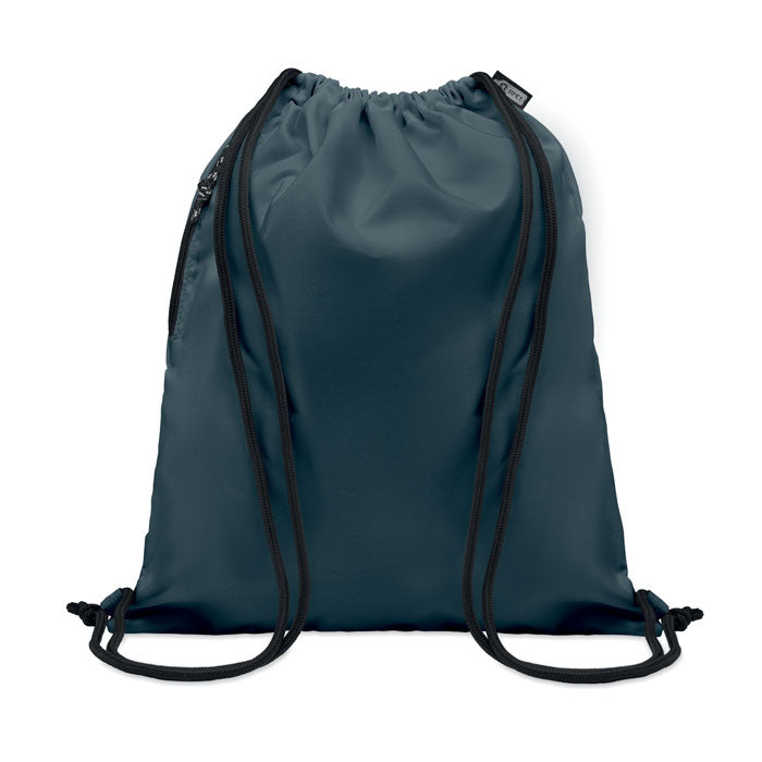 NIGHT Large Drawstring Bag With Side Zippered Outer Pocket