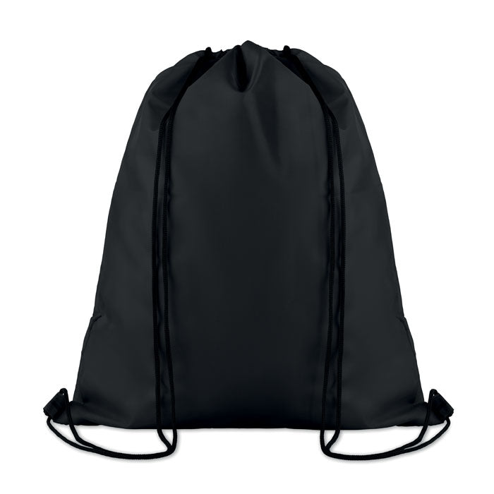 POCKET SHOOP Large Drawstring Bag With Zippered Front Pocket