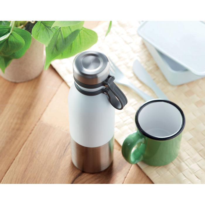 ICELAND Double Wall Stainless Steel Flask With Silicone Grip