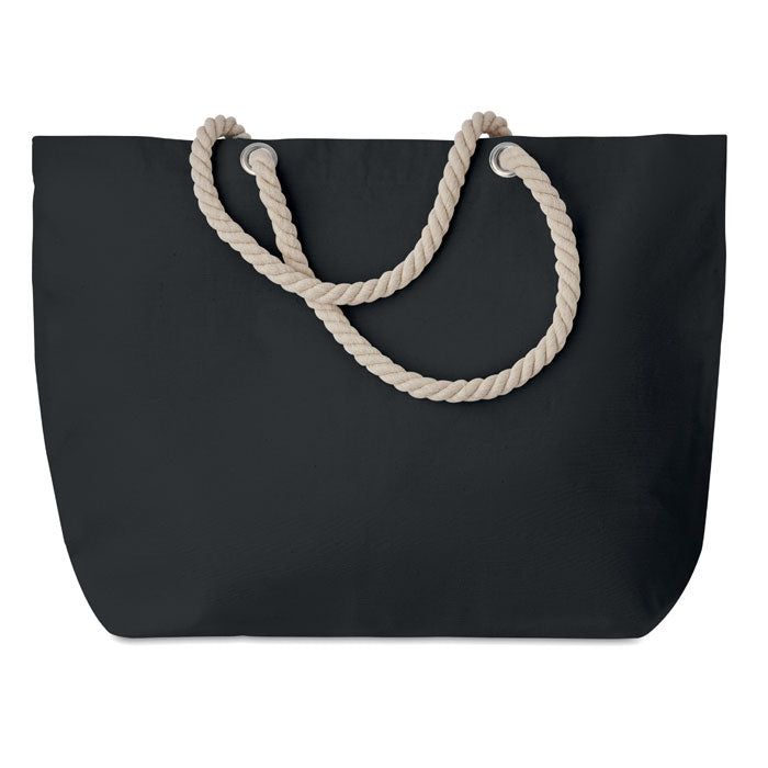 MENORCA Beach Tote Bag / Shopping Bag In Cotton With Cord Handle 220gsm