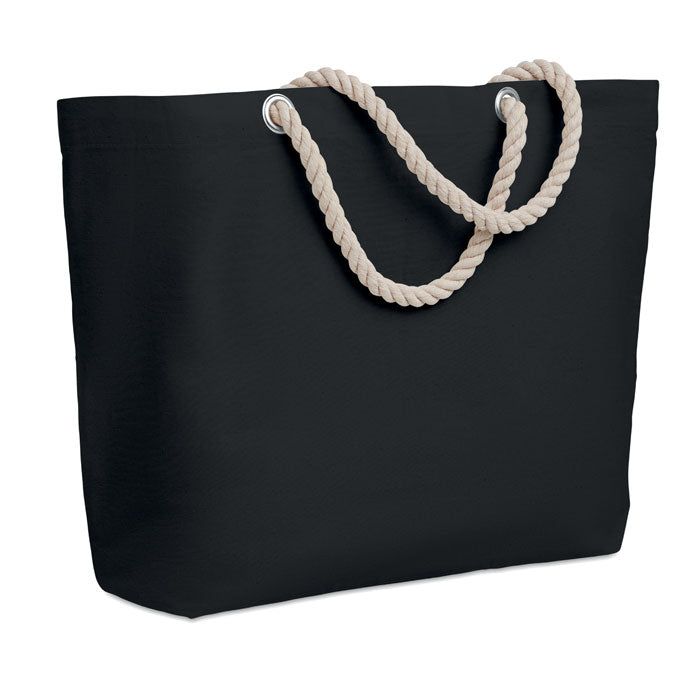 MENORCA Beach Tote Bag / Shopping Bag In Cotton With Cord Handle 220gsm