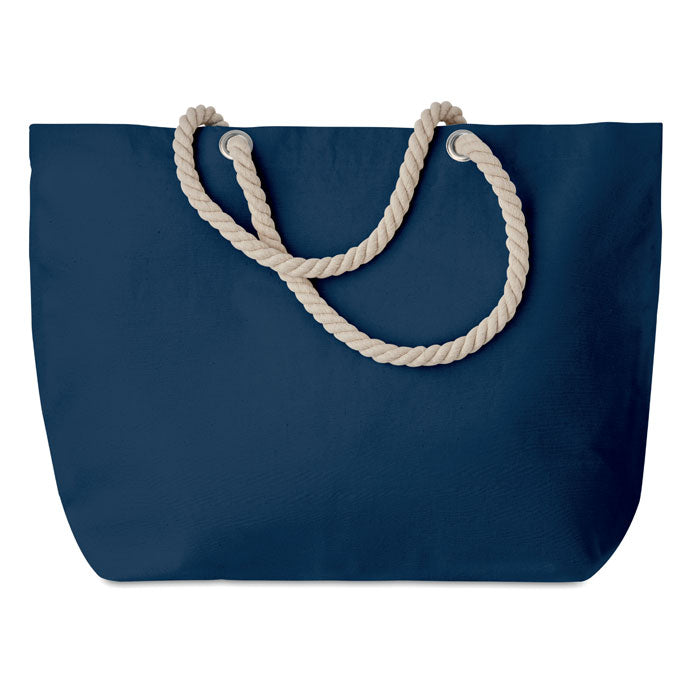 MENORCA Beach Tote Bag / Shopping Bag In Cotton With Cord Handle 220gsm